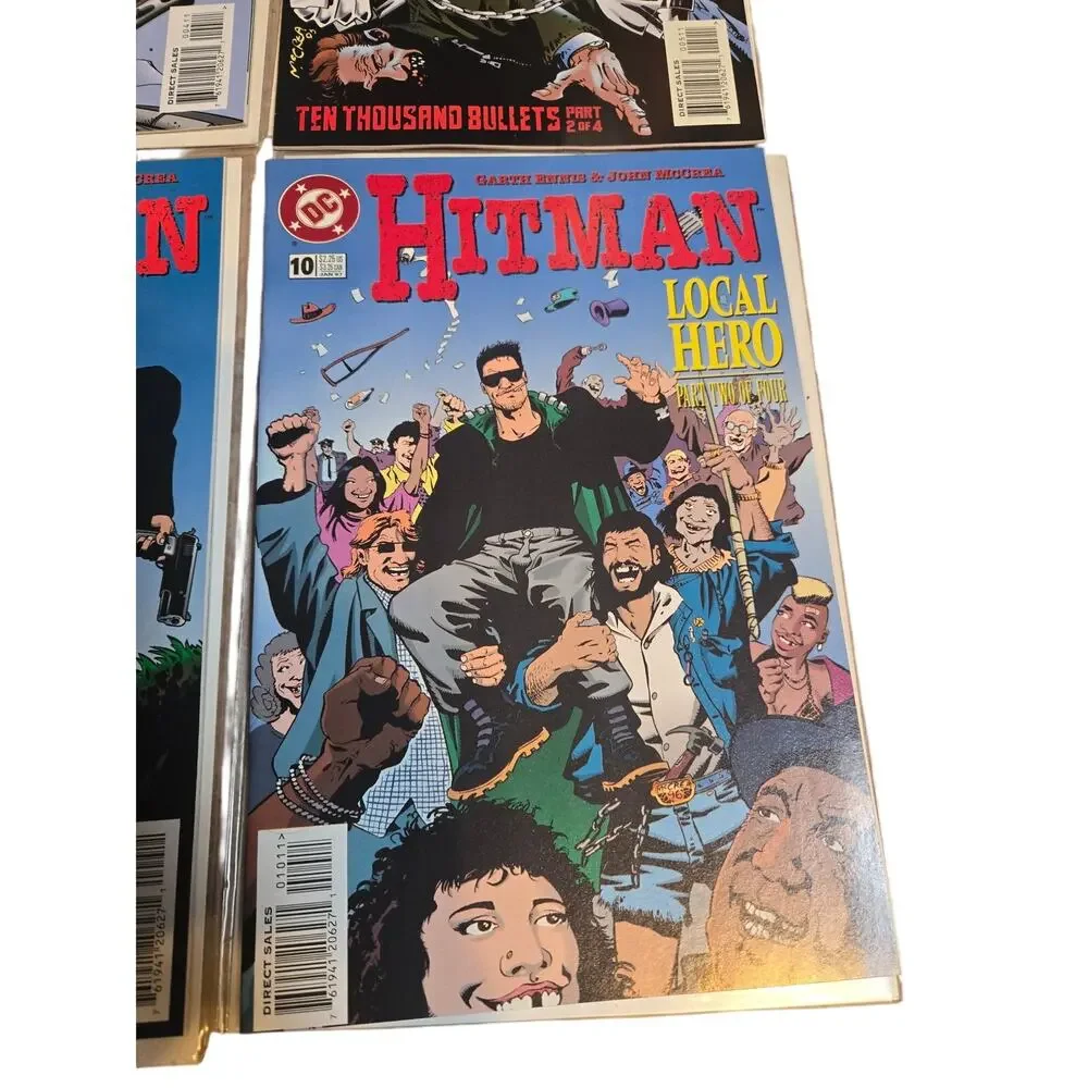Hitman 3-10 DC Comics Lot Garth Ennis John McCrea 10 Thousand Bullets Local Hero